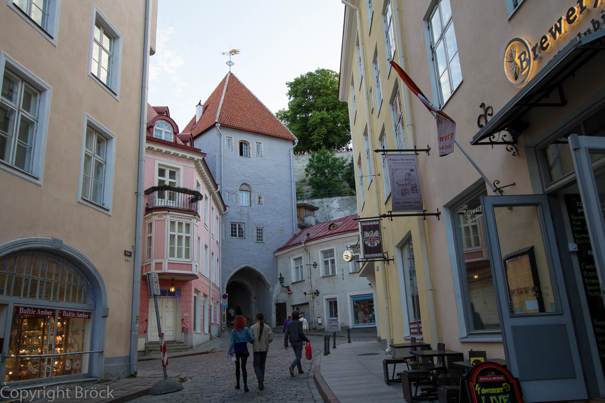 Tallinn Altstadt Stadttor zur Oberstadt