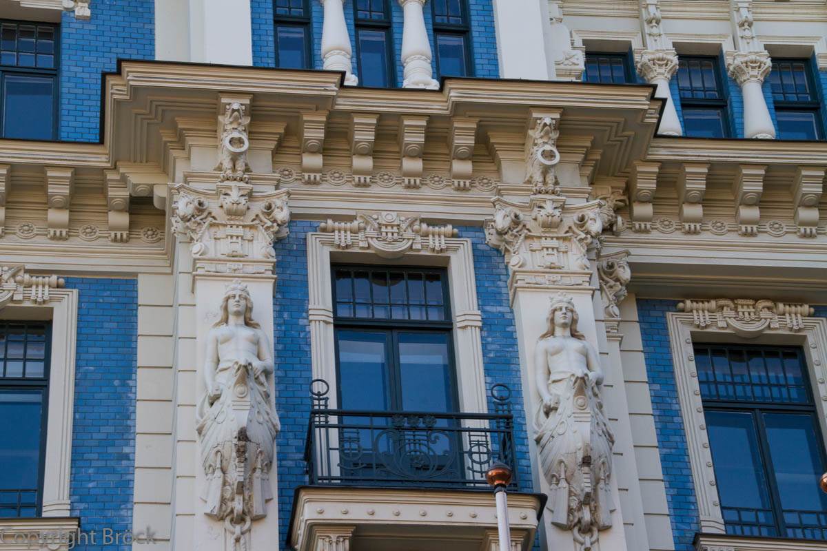 Riga Jugendstil-Häuser