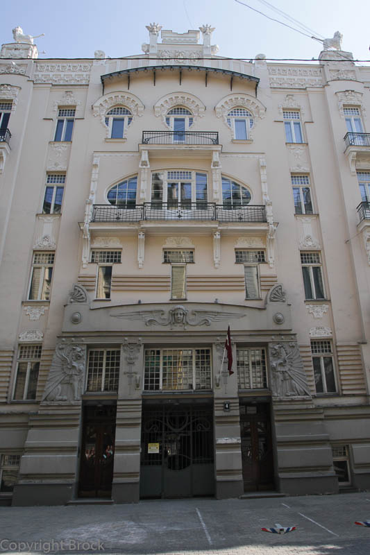Riga Jugendstil-Häuser