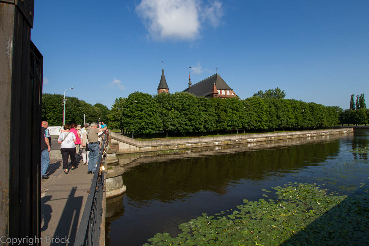 Kaliningrad (Königsberg) Blick auf Kneiphofinsel mit Dom