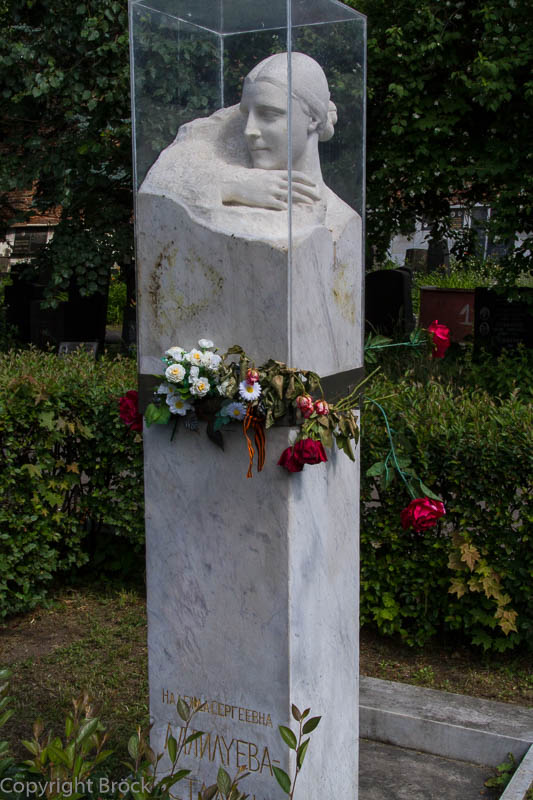 Neujungfrauen-Kloster, Prominentenfriedhof, Grabmal der zweiten Ehefrau Stalins