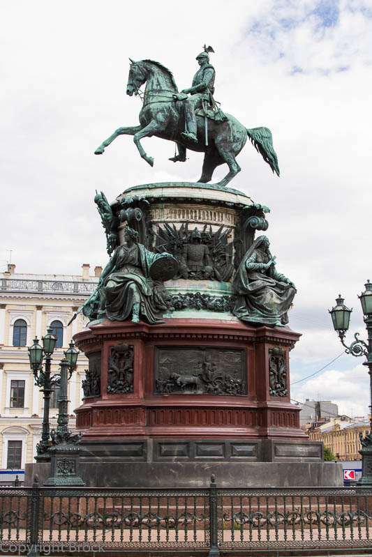 Isaak-Platz, Denkmal für Nikolai I.